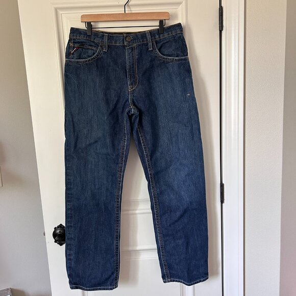 Ariat FR Jeans Mens 36 x 34 M3 Loose Straight Fire Flame Resistant Work Denim - Picture 3 of 10
